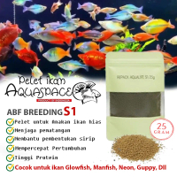 Aqualife Pakan Pelet Ikan Hias Neon Guppy Manfish Glowfish Tetra Zebra Danion ABF BREEDING S1 25 Gra