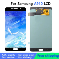 6.0 Inch AMOLED Display For SAMSUNG A910 LCD Screen Touch Digitizer Assembly A9 Pro 2016 A910F LCD Display Replacement Parts