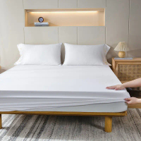 1.8m Dust Cover Simmons Non-Slip Protective Cover White Bed Sheet Single Piece Bed Cover Hotel Mattr