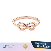 UBS Gold - Cincin Emas - 8k - Model Infinity - Cc70949k 10 Rose Gold