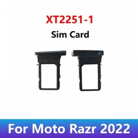 For Motorola Moto Razr 2022 XT2251-1 Sim Card Tray Card Reader Socket Slot Holder Replacement Part