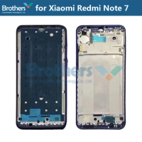 Front Frame For Xiaomi Redmi Note 7 Screen Bezel Holder for Xiaomi Redmi Note 7 LCD Plate Housing Phone Replacement Black Blue