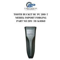 Tooth Bucket RC Komatsu PC200-7 Import Forging Part No 20Y-70-K4060 Gigi Bucket Excavator