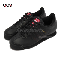 Adidas 休閒鞋 Samoa 男鞋 黑 全黑 皮革 燙金字 復古 愛迪達 FV4991