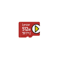雷克沙Lexar PLAY microSDXC UHS-I U3 V30 512GB記憶卡