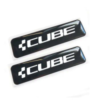 5pcs For CUBE Bike Stickers Frame Cycle Bicycle 3D Gel Decal Sticker Badges