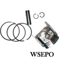 OEM Quality! Piston+Rings+Pin+Circlip 04 PC Kit For 192F 192FA 12HP Air Cooled 4 Stroke Diesel Engine 7.5KW~8KW Generator Parts