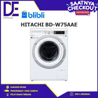 HITACHI BD-W75AAE MESIN CUCI FRONT LOADING 7,5KG Clean Design Big Drum ( Bukan Type WW80FG3M05AW )