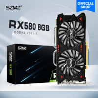 SZMZ RX 580 8GB Graphics card rx580 Radeon Video Card GDDR5 256Bit GPU Display card placa de video 8GB