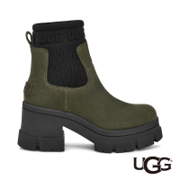【UGG】女鞋/靴子/厚底靴/雪靴/Brooklyn Chelsea(森林灰綠色-UG1143851FRSN)