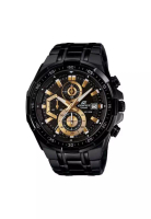 CASIO 卡西歐 EDIFICE EFR-539BK-1AVUDF 計時黑色不鏽鋼男士手錶