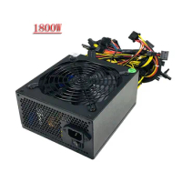 PC Mining Rig Power Supply 1800W Computer ATX PSU ETH Miner Source For rx470 480 570 580 GTX1060 1070 1080 6-8 GPU Card Case