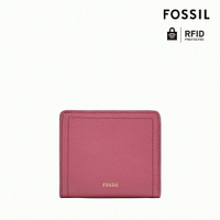 送禮首選★FOSSIL Logan 真皮RFID防盜短夾-粉紅色 SL7829M508【美國時尚品牌】 附防塵袋+提袋【全館滿額折價★FOSSIL全系列包夾送美妝蛋】