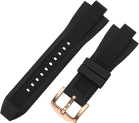 Replacement Watch Bands Smart Strap Compatible with Michael Kors Soft Rubber Wrist Watchband for MK8