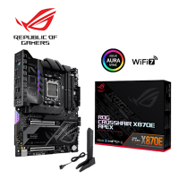 華碩 ROG CROSSHAIR X870E APEX 主機板+AMD R9 9950X3D盒+海盜 HX1500i 白金牌 ATX3.0 電供