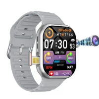 Camera Sim Card Smartwatch B29 Wifi 6+64GB PlayStore Phone Call IP68 Waterproof Wireless Charge Spor