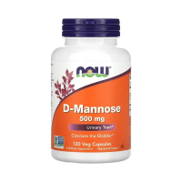 美國Now Foods D-Mannose甘露糖500 毫克, 120粒膠囊