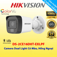 Camera Hikvision 2MP DS-2CE16D0T/76D0T-EXLPF Có Hồng Ngoại, Chống Ngược Sáng - Hàng Chính Hãng