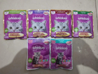 whiskas pouch - MAKANAN BASAH