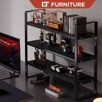 Desktop Rack Office table organizer Gaming Table Rack gaming decoration Rak makeup rak buku Book rac