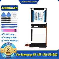 100% Original LOSONCOER 4800mAh P21GK3 X865745-002 Laptop Battery For Samsung Microsoft Surface RT series