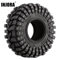 INJORA King Trekker Super Soft Sticky 1.0 Wheel Tires All Terrain for 1/18 1/24 RC Crawler Axial SCX24 FMS FCX24 (T1014)
