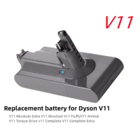 25.2V Stofzuiger Oplaadbare Batterij, For Dyson V11,6800Mah~12800Mah, toepassing Op Dyson V11 Absolute, Dyson V11 Pluizige, Etc