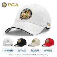 美國PGA高爾夫球帽子男士戶外職業比賽防曬帽夏季吸汗透氣有頂帽