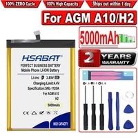 HSABAT 5000mAh H2 Battery for AGM A10 5.7"IP68 Adnroid 9 Smartphone