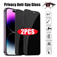 2PCS Full Cover Tempered Glass For iPhone 11 12 13 14 15 Pro Max Screen Protector X XR XS 7 8 Plus