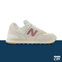 【NEW BALANCE】 NB 574 休閒鞋  復古鞋 B楦 米紅 女鞋 -WL574QC2