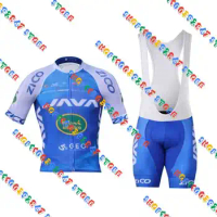 Java Kiwi Atlantico 2022 Cycling Jersey Set Maillot Ciclismo Quick-dry Bicycle Clothing MTB Cycling Shirts Men Bike Jersey
