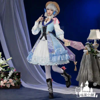 Game Genshin Impact Kamisato Ayaka Cosplay Costume Lolita Dress Ayaka Fontaine Springbloom Missive Cosplay Halloween Uniform