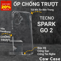 Ốp lưng cho Tecno Spark Go 2  chống trơn trượt | Ốp điện thoại cho Techno dẻo bảo vệ camera đt toàn 