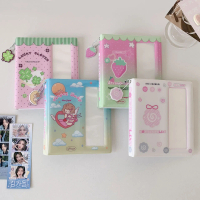 Strawberry Sweetheart Photo Album Life Four-Grid Card Album 6inch Celebrity Idol Vertical Card Postc