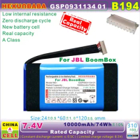 [B194] 7.4V 20000mAh 2*10000mAh 74Wh GSP0931134 01 Polymer Lithium Ion Battery for Speaker JBL BoomBox 1 BoomBox1