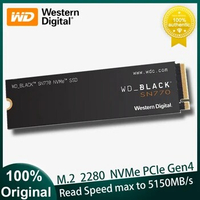 Western Digital WD SN770 SSD 250GB 500GB 1TB 2TB Internal Solid State Drive WD_Black NVMe M.2 2280 SSD PCIe 4.0 Gen4 Gaming Disk