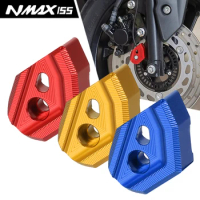 FOR YAMAHA NMAX155 AEROX155 NVX155 NMAC AEROX NVX 155 Motorcycle CNC Alumiunm Front Wheel ABS Sensor Guard Cover Protector Parts