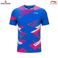 Special Price Kaos / Jersey Badminton Lining Player ATSUA45 Royal Blue S