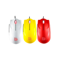 【Thermaltake 曜越】聖武士 SAPHIRA 電競滑鼠 3500DPI 亮面烤漆 砝碼配重 白 紅 黃(MO-SPH008DTX)