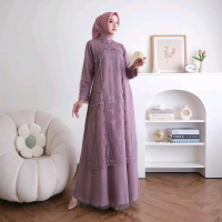 Gamis Terbaru Mewah Elegan Gamis Jumbo Gamis Pesta | Gamis Kondangan Gamis Fashion Muslim Ld 100 110