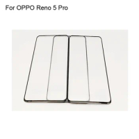 High quality For OPPO Reno 5 Pro Front Outer Glass Lens Touch Screen Outer Glass without Flex cable For OPPO Reno5 Pro