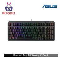 ASUS TUF Gaming K3 Gen II Keyboard with compact 97-key layout Black Laptop Computer