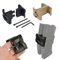 Nylon Paralleler Clip AR15 Rifle Gun Dual Magazine Coupler Link Speed Loader Airsoft Parallel Connector M4 Hunting Accessories