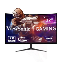 【ViewSonic 優派】VX3218C-2K 32型 VA 2K 180Hz 曲面電競螢幕(1500R/內建喇叭/FreeSync)