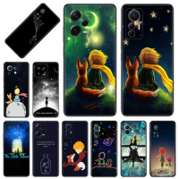 The Little Prince Cartoon Black Phone Cases for Xiaomi 12S 12T 12 13 Lite Mi CC9 Redmi A1 A2 12C Note12 Pro 4G 5G Plus Cover