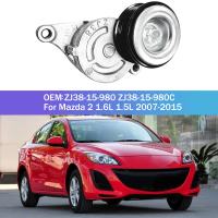 ZJ38-15-980 ZJ38-15-980C Engine Belt Tensioner Pulley for Mazda 2 1.6L/1.5L 2007-2015