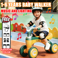 Baby Walker 2 in 1 Balance Bike Children Bicycle Age 1-6 Baby Music & Light Walker Bike Kids Toys