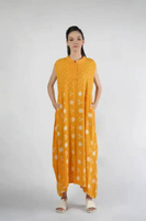 SHIROSHIMA Damia Dress Batik Yellow