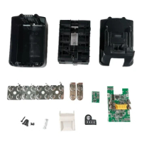 Battery Plastic Case PCB Charging Circuit Board Kit for Makita 18V 18650 10 Core Power Tools Battery Box